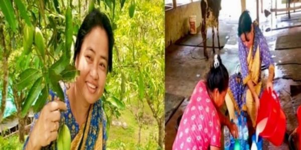 বিষ মুক্ত মিশ্র ফসল চাষ ও খামার করে সফল লাকি তনচংগ্যা